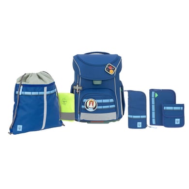 LÄSSIG Schulranzen-Set 6-tlg. Slim Unique dark blue von Lässig