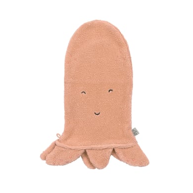 LÄSSIG Spiel-Waschhandschuh Oktopus rosa von Lässig