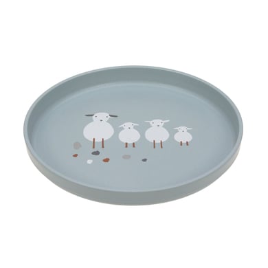 LÄSSIG Teller, Tiny Farmer Sheep/Goose blue von Lässig