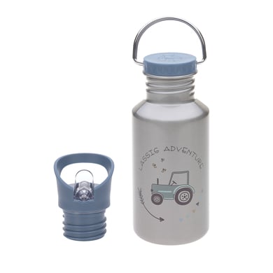 LÄSSIG Trinkflasche aus Edelstahl, Adventure Tractor 500 ml von Lässig