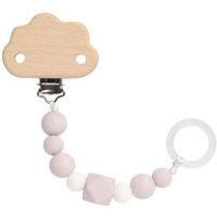 Soother Holder Wood/Silicone Little Universe von LÄSSIG