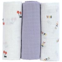 Swaddle & Burp Blanket M GOTS Happy Fruits Pear, Swaddle & Burp Blanket M GOTS Happy Fruits Pear, von LÄSSIG