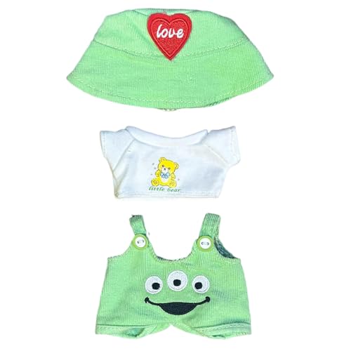 3 x Kleidung für 17 cm große Puppe, Alien-Cosplay-Kostüm, süßes Puppen-Outfit-Zubehör 3 x Kleidung für 17 cm große Puppe, Alien-Cosplay-Kostüm, süßes Puppen-Outfit-Zubehör von LAIBUY