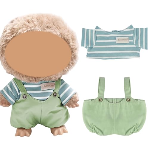 38 cm Puppenkleidungs-Set für Plüschpuppen, niedliches stilvolles Stoffpuppenzubehör, einfach zu tragende Plüschtierpuppenkleidung für 38 cm große Puppen, für Mädchen und Kinder, keine Puppe 38 cm Puppenkleidungs-Set für Plüschpuppen, niedliches stilvolles Stoffpuppenzubehör, einfach zu tragende Plüschtierpuppenkleidung für 38 cm große Puppen, für Mädchen und Kinder, keine Puppe von LAIBUY