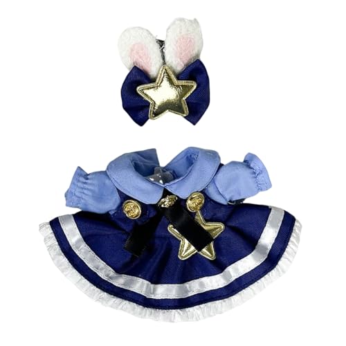 Judy Hopps Cosplay Kleidung für 17 cm große Puppe, süßes Outfit-Zubehör, keine Puppe (Judy Hopps) von LAIBUY