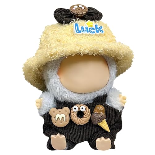 Kleidung Fit für L-BU Puppe, Mode Puppe Kleidung Outfit Set Cute Theme Designer Spielzeug Kleid Zubehör für Sammler Fans Display (Doughnut) von LAIBUY