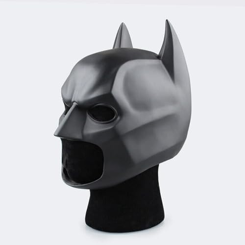 LAIBUY Fledermausmaske für Herren, Superhelden-Vollkopfmaske, Halloween, Maskerade, Ritter, Film, Cosplay, Kostüm, Kopfbedeckung, Requisiten für Erwachsene LAIBUY Fledermausmaske für Herren, Superhelden-Vollkopfmaske, Halloween, Maskerade, Ritter, Film, Cosplay, Kostüm, Kopfbedeckung, Requisiten für Erwachsene von LAIBUY