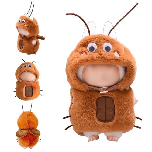 Lustige Kleidung für Puppen (keine Puppen) – süßes Kakerlaken-Kostüm, passend für 17 cm, Halloween ist nicht gruselig, nur niedlich, ideal für Sammler und Kostüme, Spieler mit starkem Geschmack. von LAIBUY