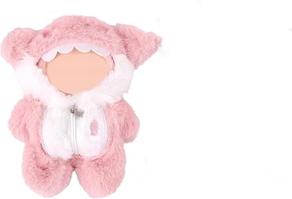 Puppenkleidung, stilvolles Kawaii-Hai-Outfit-Set, geeignet für stilvolle Accessoires, 17 cm große Puppe (Rosa) von LAIBUY