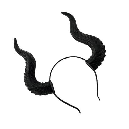 Dark Series Böses Horn Stirnband für Halloween Rentier Hairhoop Party Kopfschmuck Bühne Haarband Cosplay Kopfbedeckung Teufelshörner Kostüm Stirnbänder Dark Series Böses Horn Stirnband für Halloween Rentier Hairhoop Party Kopfschmuck Bühne Haarband Cosplay Kopfbedeckung Teufelshörner Kostüm Stirnbänder von LAIOUSN