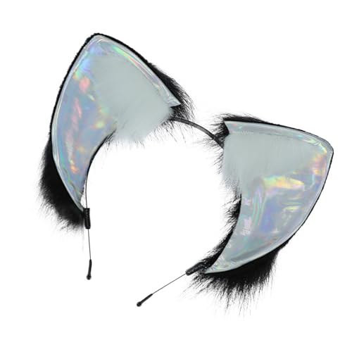 Hairhoop Plüsch Katzen Ohren Haarband Schimmerndes Ohr Stirnband Kostüm Hairhoop Frauen Thema Party Animation Kopfbedeckung Dress Up Kostüm Zubehör Hairhoop Plüsch Katzen Ohren Haarband Schimmerndes Ohr Stirnband Kostüm Hairhoop Frauen Thema Party Animation Kopfbedeckung Dress Up Kostüm Zubehör von LAIOUSN