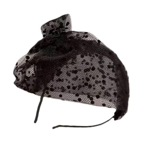LAIOUSN Fascinator für Damen, Vintage-Stil, europäischer Stil, Kopfschmuck mit Schleife, Kopfschmuck, Cosplay-Kostüm, Haar-Accessoire, Fascinator, Hüte für Frauen von LAIOUSN