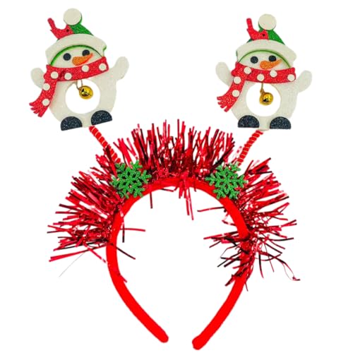 LAIOUSN Festliches Schneemann-Stirnband, bequemes Weihnachts-Haarteil, Haarschmuck für Erwachsene und Kinder, Familientreffen, Kopfbedeckung, bequemes Haar-Accessoire von LAIOUSN