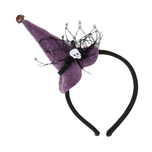 LAIOUSN Halloween Hexenhut Haarbänder Cosplay Stirnband Styling Ornament Zubehör Kostüm Kopfschmuck für Kinder und Erwachsene Einstellbare Größe Kopfbedeckung LAIOUSN Halloween Hexenhut Haarbänder Cosplay Stirnband Styling Ornament Zubehör Kostüm Kopfschmuck für Kinder und Erwachsene Einstellbare Größe Kopfbedeckung von LAIOUSN