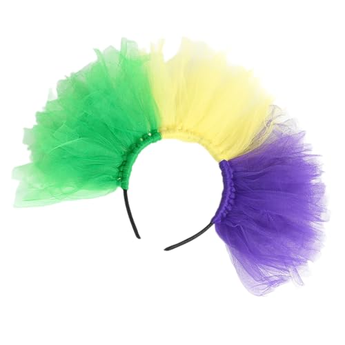 LAIOUSN Modischer Tüll-Kopfschmuck, einzigartiges Stirnband, Party-Kopfbedeckung für Festivals, Feiern und Themenveranstaltungen, geeignet für jedermann, Festival-Haar-Accessoire von LAIOUSN