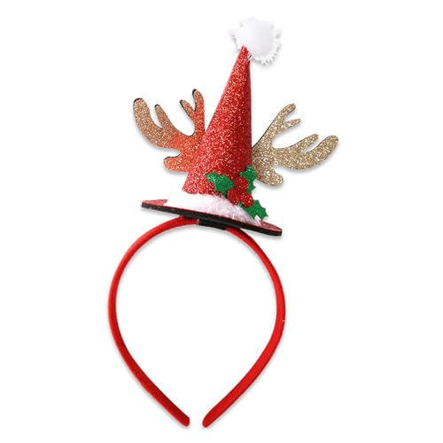 LAIOUSN Weihnachtskostüm, Stirnband, Schleife, Bühne, Schleife, Kopfbedeckung, Geweih, Party-Requisiten, Geweih, Geschenk, Stirnbänder für Kinder von LAIOUSN