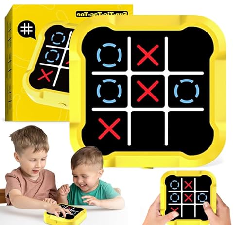 LAIVIYA Tic TAC Toe Bolt, elektronischer Tic TAC Toe Bolt, Tic TAC Toe Bolt, tragbar, für Kinder zur Bildung und zum Gedächtniswachstum, drei in Streifen Bolt von LAIVIYA
