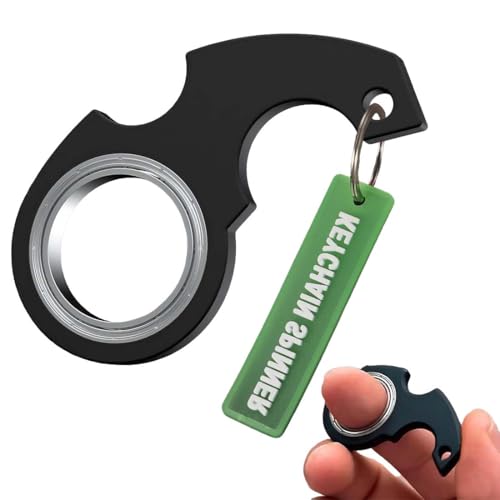 LAJUP Dekompressions-Schlüsselanhänger, Drehendes Ringspielzeug, Drehbarer Schlüsselring, EIN Kleines Spielzeug Für Teenager Zum Stressabbau von LAJUP
