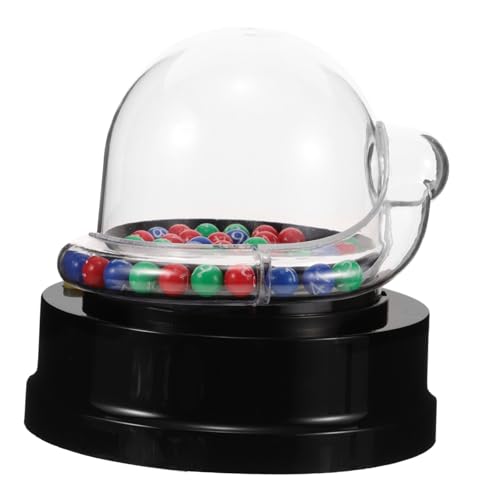 LALADEFIEE 1 Satz Elektrische Lotteriemaschine Mini Glücksball Picker für Partyspiele Vielseitiges für Karaoke und Freizeitaktivitäten Transparentes Design für Faire Ergebnisse von LALADEFIEE