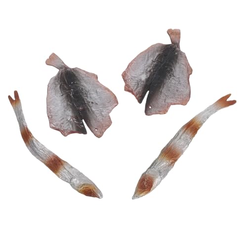 LALADEFIEE 1 Set Gefälschte Meeresfrüchte: Lebensechte Gebratene Fischscheiben, Künstliche Lebensmittel, Realistische Schaumodelle Für Restaurant-schaufenster, Dekoration, von LALADEFIEE