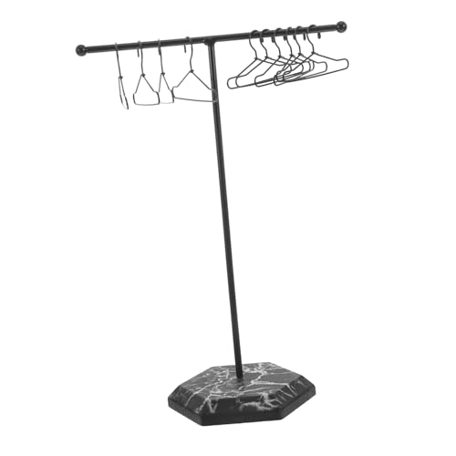 LALADEFIEE 1 Set Kleiner Puppenkleiderbügel Dollhouse Kleiderbügel Doll Kleidung Rack Miniatur Doll Kleiderbügel Mit Puppenkleidungsstange LALADEFIEE 1 Set Kleiner Puppenkleiderbügel Dollhouse Kleiderbügel Doll Kleidung Rack Miniatur Doll Kleiderbügel Mit Puppenkleidungsstange von LALADEFIEE