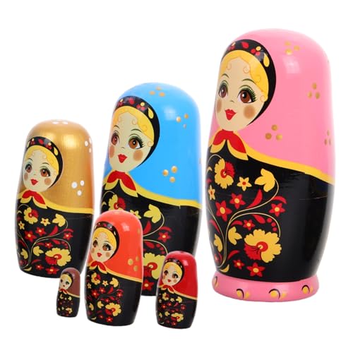 LALADEFIEE 1 Set Matryoshka Nesting Dolls Holz Stapelpuppe Spielzeug Russische Nesting Doll Matryoshka Stapelspielzeug Matryoshka Dolls Nesting Toys LALADEFIEE 1 Set Matryoshka Nesting Dolls Holz Stapelpuppe Spielzeug Russische Nesting Doll Matryoshka Stapelspielzeug Matryoshka Dolls Nesting Toys von LALADEFIEE