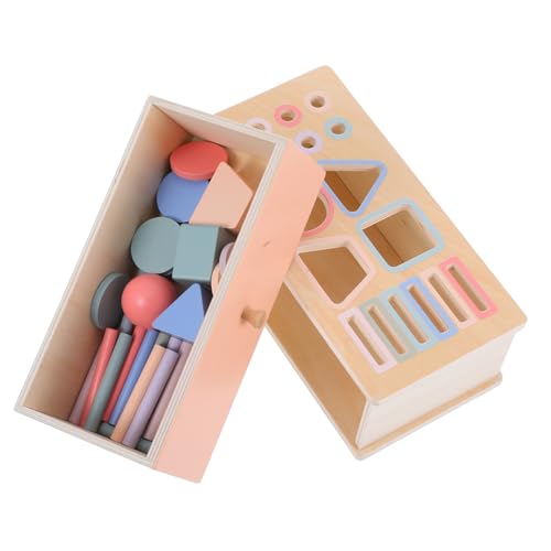 LALADEFIEE 1 Set Montessori-holzspielzeug: Formensortierung, Farbabgleich, Münzbox Für Kleinkinder, Gehirnentwicklung, Pädagogisches Spielzeug Für Kinder Im Alter Von 1–3 Jahren LALADEFIEE 1 Set Montessori-holzspielzeug: Formensortierung, Farbabgleich, Münzbox Für Kleinkinder, Gehirnentwicklung, Pädagogisches Spielzeug Für Kinder Im Alter Von 1–3 Jahren von LALADEFIEE