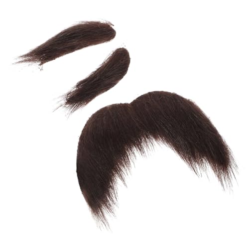 LALADEFIEE Augenbrauen- und Schnurrbart-Set für alte Männer Selbstklebender künstlicher Bart Schnurrbart für Halloween-Kostüme für Männer LALADEFIEE Augenbrauen- und Schnurrbart-Set für alte Männer Selbstklebender künstlicher Bart Schnurrbart für Halloween-Kostüme für Männer von LALADEFIEE