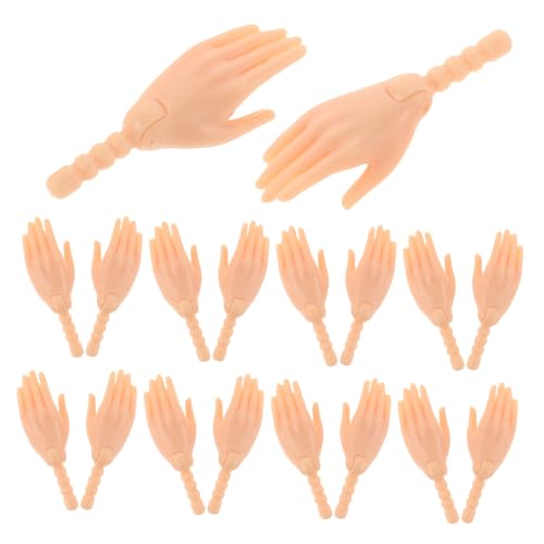 LALADEFIEE 10 Paar Gelenkpuppenhände Miniaturzubehör Für Puppenherstellung Bjd-puppenhand-formset DIY-puppenzubehör Puppenhandersatz LALADEFIEE 10 Paar Gelenkpuppenhände Miniaturzubehör Für Puppenherstellung Bjd-puppenhand-formset DIY-puppenzubehör Puppenhandersatz von LALADEFIEE