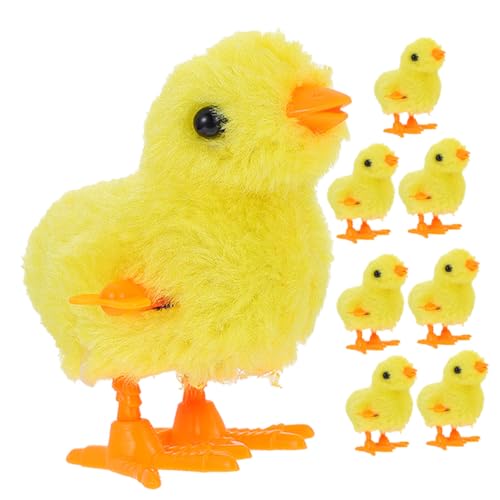 LALADEFIEE 10 Stück Teiliges Aufziehküken Robustes Kinderspielzeug aus Strapazierfähigem Material Niedliche Hühnchen Figuren für Fördert Motorik und Spielspaß als Ostergeschenk LALADEFIEE 10 Stück Teiliges Aufziehküken Robustes Kinderspielzeug aus Strapazierfähigem Material Niedliche Hühnchen Figuren für Fördert Motorik und Spielspaß als Ostergeschenk von LALADEFIEE