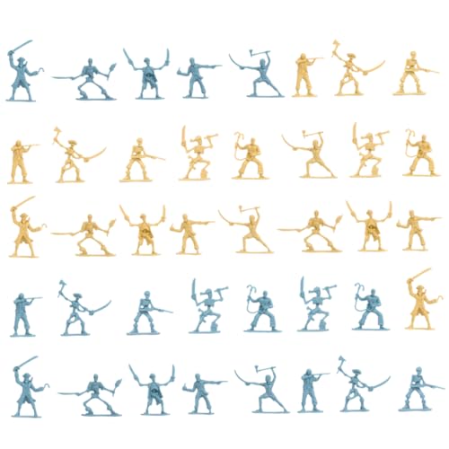 LALADEFIEE 100 Stück Kleine Piratenkriegerfiguren Wiederverwendbare Mini-soldatenstatuen Requisiten Für Szenengestaltung LALADEFIEE 100 Stück Kleine Piratenkriegerfiguren Wiederverwendbare Mini-soldatenstatuen Requisiten Für Szenengestaltung von LALADEFIEE