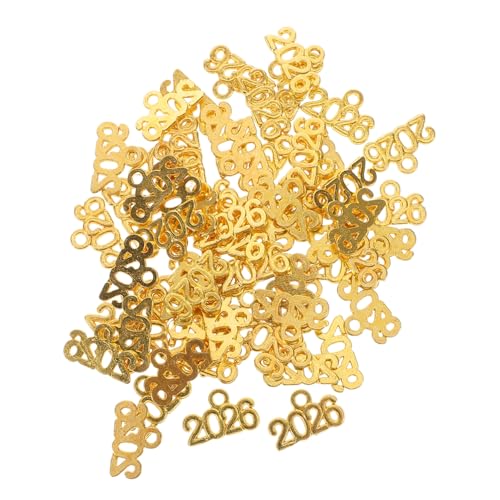 LALADEFIEE 100st Schlüsselanhänger Aus Legierung Kleine Anhänger Für Die Schmuckherstellung Charm-anhänger Aus Legierung Anhänger-charms-dekoration Jahres-charme Golden Zinklegierung LALADEFIEE 100st Schlüsselanhänger Aus Legierung Kleine Anhänger Für Die Schmuckherstellung Charm-anhänger Aus Legierung Anhänger-charms-dekoration Jahres-charme Golden Zinklegierung von LALADEFIEE