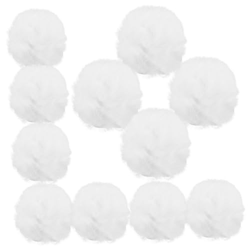 LALADEFIEE 12 Stück Weiße Flauschige Kunstfell-pom-poms-Ball-Clips Für Schuhe, Hüte, Taschen Für Weihnachtsdekorationen, Basteln, Verpackungszubehör LALADEFIEE 12 Stück Weiße Flauschige Kunstfell-pom-poms-Ball-Clips Für Schuhe, Hüte, Taschen Für Weihnachtsdekorationen, Basteln, Verpackungszubehör von LALADEFIEE