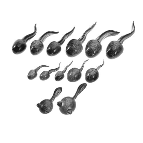 LALADEFIEE 13 Kleine Tierfiguren, Miniatur-kaulquappen-Modelle, Aquarium-Tiere, Ornamente Für Bonsai-Ornamente, Mikro-Bonsai-zubehör, Terrassen-Wasser-Dekoration LALADEFIEE 13 Kleine Tierfiguren, Miniatur-kaulquappen-Modelle, Aquarium-Tiere, Ornamente Für Bonsai-Ornamente, Mikro-Bonsai-zubehör, Terrassen-Wasser-Dekoration von LALADEFIEE