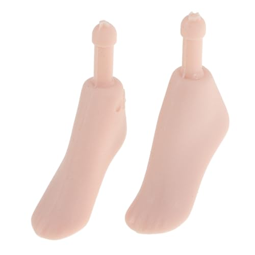 LALADEFIEE 1Paar Maßstab Flexible Miniaturfüße für Puppen Detailgetreue Handwerkskunst Vielseitig Einsetzbar Installieren Hochwertiges Zubehör für Puppenliebhaber LALADEFIEE 1Paar Maßstab Flexible Miniaturfüße für Puppen Detailgetreue Handwerkskunst Vielseitig Einsetzbar Installieren Hochwertiges Zubehör für Puppenliebhaber von LALADEFIEE