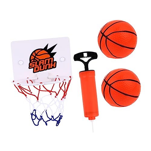 LALADEFIEE 1Satz Mini Basketballkorb für Indoor mit Pumpe und Bällen Leicht und Langlebig für Aktives und Reifenfertigkeiten Fördern von LALADEFIEE