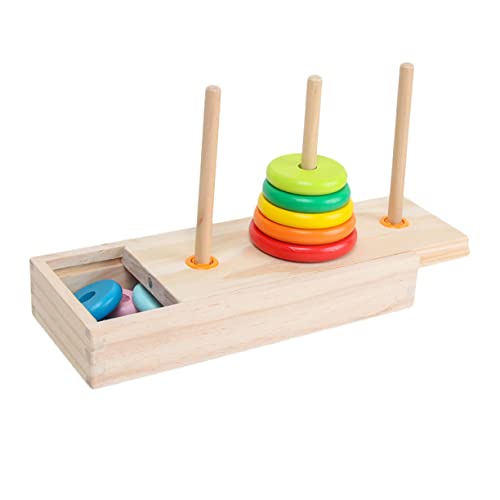 LALADEFIEE 1Satz Montessori Stapelturm aus Holz Teiliges Regenbogen Ringspielzeug für Ab Monaten Fördert Kognitive Fähigkeiten und Kreatives Lernspielzeug für Kleinkinder LALADEFIEE 1Satz Montessori Stapelturm aus Holz Teiliges Regenbogen Ringspielzeug für Ab Monaten Fördert Kognitive Fähigkeiten und Kreatives Lernspielzeug für Kleinkinder von LALADEFIEE