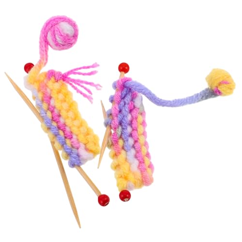 LALADEFIEE 2 Sets Miniatur-strickgarn Für Puppenhaus, Wollgarn-Ornament Im Maßstab 1:12 Für DIY-Strick- Und Häkelprojekte, Miniatur-Dekorationen LALADEFIEE 2 Sets Miniatur-strickgarn Für Puppenhaus, Wollgarn-Ornament Im Maßstab 1:12 Für DIY-Strick- Und Häkelprojekte, Miniatur-Dekorationen von LALADEFIEE