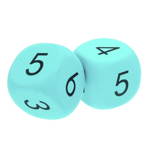 LALADEFIEE 2 Stück Große Weiche Schaumstoffwürfel Für Kinder, Schaumstoff-Spiel-Requisite Für Spiele Im Klassenzimmer, Lernsitzungen Und Party-aktivitäten. Schaumstoff-Spiel-Requisite von LALADEFIEE