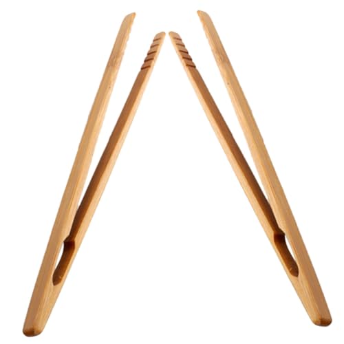 LALADEFIEE 2 Stück Montessori Holzpinzetten für Feinmotoriktraining Holz zangen für Konzentration und Hand Auge koordination Sicher Langlebig für Sortierspiele und Bastelarbeiten von LALADEFIEE