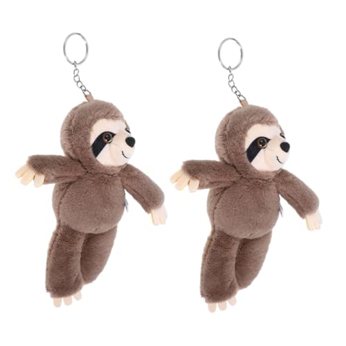 LALADEFIEE 2 Stück Niedliche Baumfaultier Plüsch Schlüsselanhänger Leichte Flauschige Kuscheltier Anhänger Mädchen Rucksack Accessoires Praktische Taschen und Autoschlüssel Deko LALADEFIEE 2 Stück Niedliche Baumfaultier Plüsch Schlüsselanhänger Leichte Flauschige Kuscheltier Anhänger Mädchen Rucksack Accessoires Praktische Taschen und Autoschlüssel Deko von LALADEFIEE