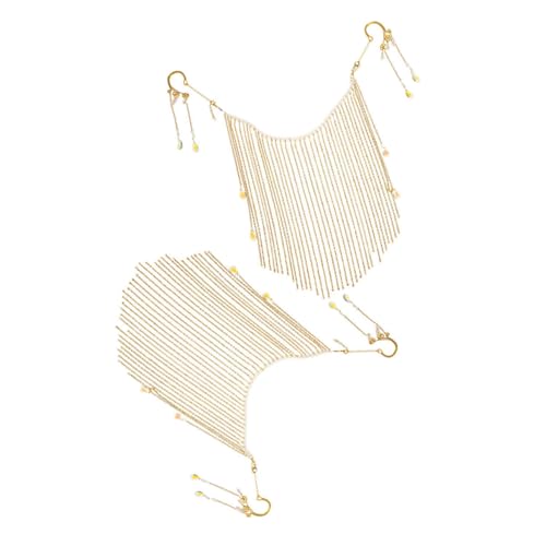 LALADEFIEE 2 Stück Quasten Maske für Damen Gesichtsverzierung im Antiken Stil für Hanfu Maskenbälle und Kostümpartys mit Einzigartigem Design und Quaste LALADEFIEE 2 Stück Quasten Maske für Damen Gesichtsverzierung im Antiken Stil für Hanfu Maskenbälle und Kostümpartys mit Einzigartigem Design und Quaste von LALADEFIEE