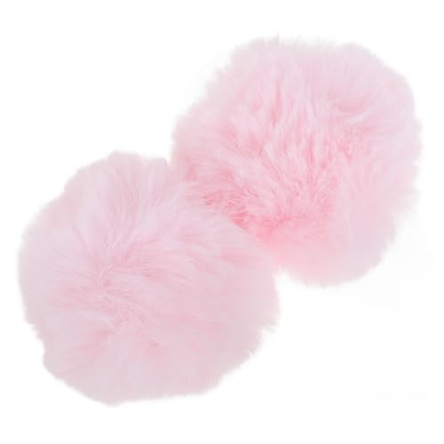 LALADEFIEE 2 Stück Rosa Flauschige Hasenschwanz-kostüm-zubehör, Abnehmbare Pom Poms Schuhclips Für Cosplay, Halloween-Party Für Frauen Und Kinder LALADEFIEE 2 Stück Rosa Flauschige Hasenschwanz-kostüm-zubehör, Abnehmbare Pom Poms Schuhclips Für Cosplay, Halloween-Party Für Frauen Und Kinder von LALADEFIEE