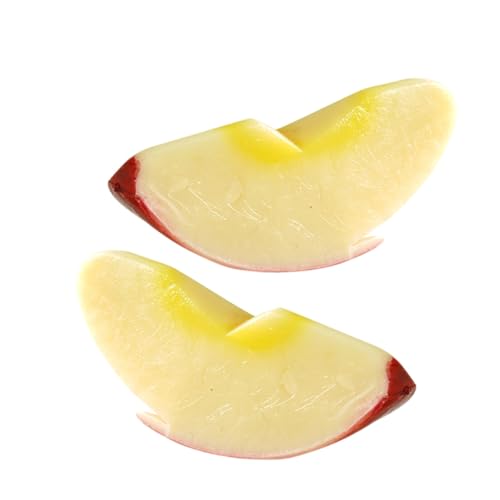 LALADEFIEE 2 Stück künstlicher Apfel küchendekoration replikas Obstmodelle spilzeug Toy SIM Dekorationen Tablett realistisch Lebensecht gefälschtes Obstmodell künstliche Apfelscheiben PVC rot LALADEFIEE 2 Stück künstlicher Apfel küchendekoration replikas Obstmodelle spilzeug Toy SIM Dekorationen Tablett realistisch Lebensecht gefälschtes Obstmodell künstliche Apfelscheiben PVC rot von LALADEFIEE