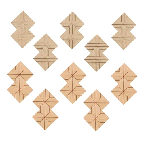LALADEFIEE 20 Stück Miniatur-bodenfliesen Für Puppenhäuser: Retro-holzbodenplatten Für Puppenhaus, Wohnzimmer, Schlafzimmer, Küche, Vintage-mini-hausdekor, Malerische Requisiten LALADEFIEE 20 Stück Miniatur-bodenfliesen Für Puppenhäuser: Retro-holzbodenplatten Für Puppenhaus, Wohnzimmer, Schlafzimmer, Küche, Vintage-mini-hausdekor, Malerische Requisiten von LALADEFIEE