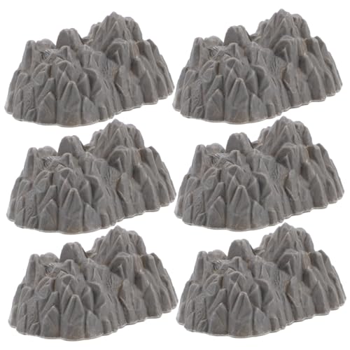 LALADEFIEE 20 Stücke Miniatur Bonsai Steingarten Micro Landschaft Schmuck Garten Mini Steingarten Ornament Simulation Berg Dekorationen Prop von LALADEFIEE