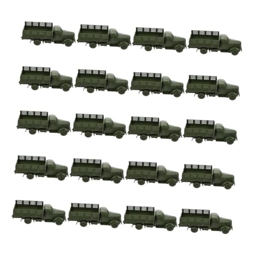 LALADEFIEE 20st LKW-Modell -LKW- Kleine Spielzeugautos Für Baufahrzeuge Kinderautospielzeug Fahrzeuge Für Kinderauto Pp Olive Green von LALADEFIEE