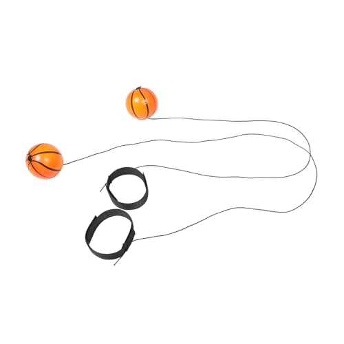 LALADEFIEE Handgelenk-hüpfball Für Kinder Mit Elastischem Seil Zum Trainieren Der Hand-Auge-koordination Und Kraft LALADEFIEE Handgelenk-hüpfball Für Kinder Mit Elastischem Seil Zum Trainieren Der Hand-Auge-koordination Und Kraft von LALADEFIEE
