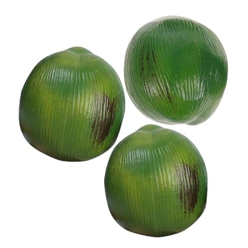 LALADEFIEE 3 Stück Künstliche Kokosnüsse Für Tropische Party-Dekorationen, Realistische Künstliche Kokosnüsse Für Hawaii-Partys, Sommer-Luau- Und Strand-themenveranstaltungen LALADEFIEE 3 Stück Künstliche Kokosnüsse Für Tropische Party-Dekorationen, Realistische Künstliche Kokosnüsse Für Hawaii-Partys, Sommer-Luau- Und Strand-themenveranstaltungen von LALADEFIEE
