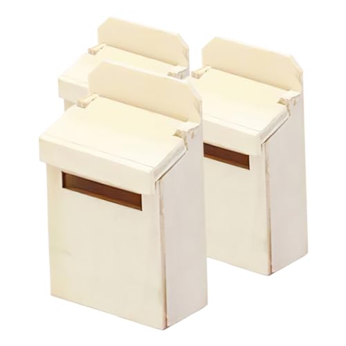 LALADEFIEE 3 Stück Mini-hausmöbel, Modell Aus Holz, Mini-postfach, Miniatur-puppenhaus-zubehör Für Lustige, Skurrile Gartendekoration LALADEFIEE 3 Stück Mini-hausmöbel, Modell Aus Holz, Mini-postfach, Miniatur-puppenhaus-zubehör Für Lustige, Skurrile Gartendekoration von LALADEFIEE